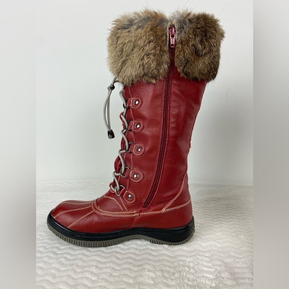 Atelier noir boots leather with real fur - Picture 5 of 9